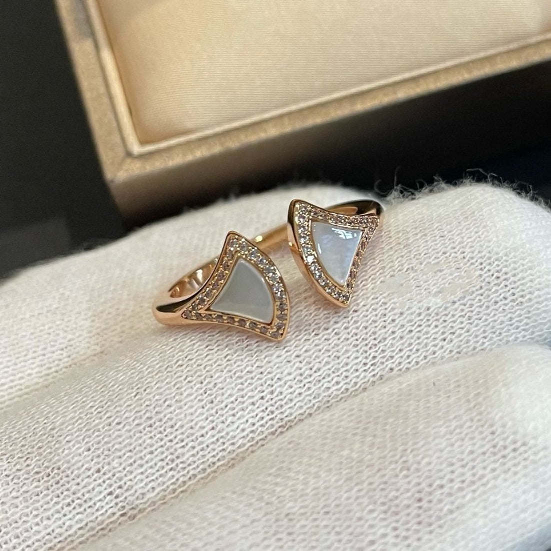 [OAK JURI]DREAM MOP DIAMOND OPEN RING