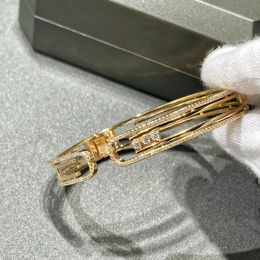 [OAK JURI]MOVE 10TH PAVED DIAMOND BRACELET