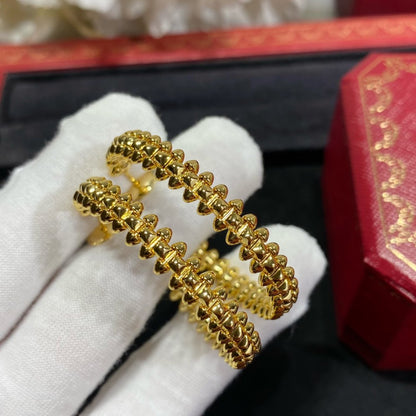 [OAK JURI]CLASH LARGE HOOP EARRINGS