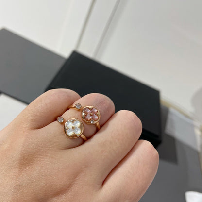 [OAK JURI]SUN 1 DIAMOND PINK MOP RING