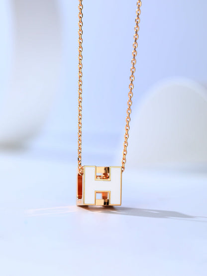 [OAK JURI]H CAGE PINK GOLD NECKLACE