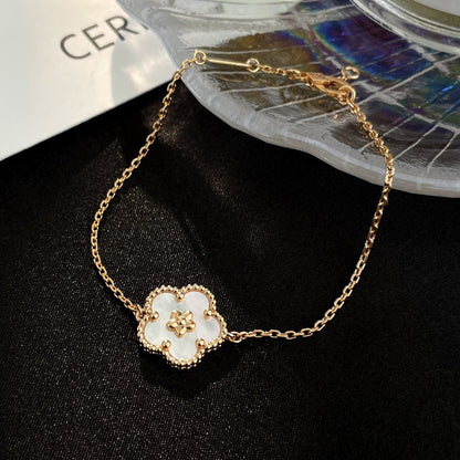 [OAK JURI]LUCKY SPRING ROSE GOLD MOP BRACELET