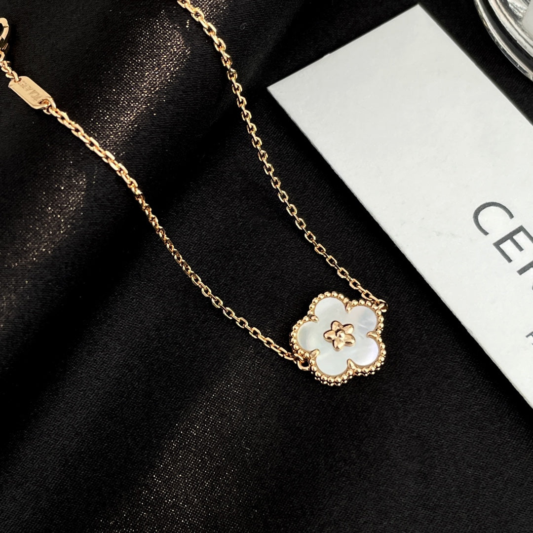[OAK JURI]LUCKY SPRING ROSE GOLD MOP BRACELET