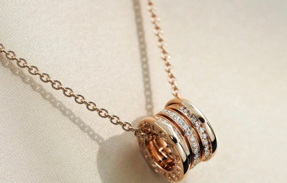 [OAK JURI]ZERO 1 PINK GOLD DIAMOND NECKLACE