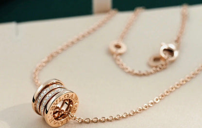 [OAK JURI]ZERO 1 PINK GOLD DIAMOND NECKLACE
