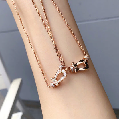 [OAK JURI]FORCE 10 PINK GOLD DIAMOND NECKLACE