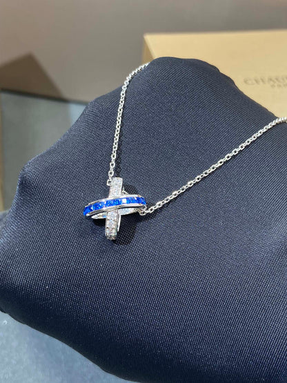 [OAK JURI]LIENS DIAMOND SILVER NECKLACE