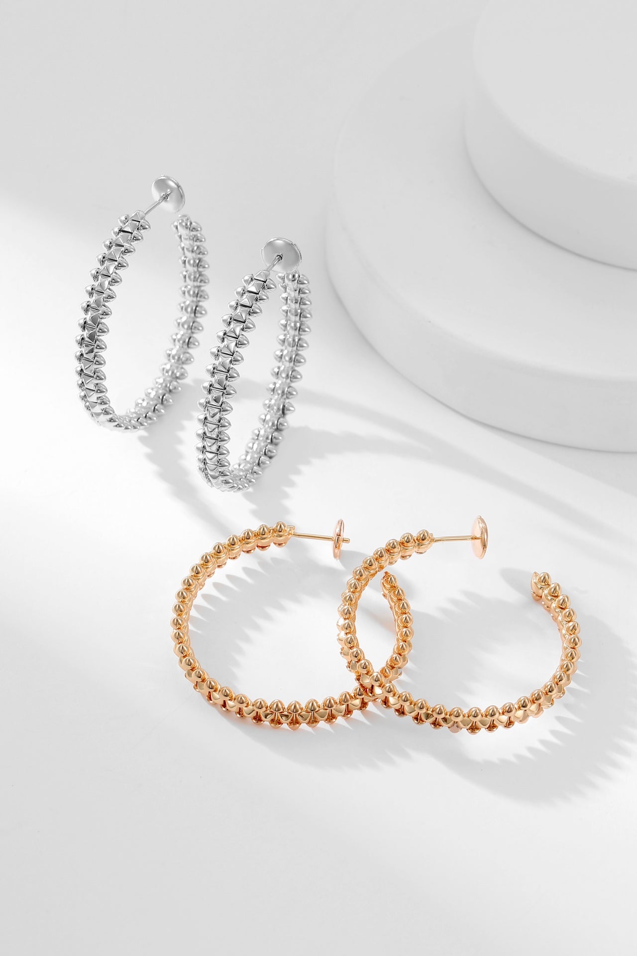 [OAK JURI]CLASH HOOP EARRINGS