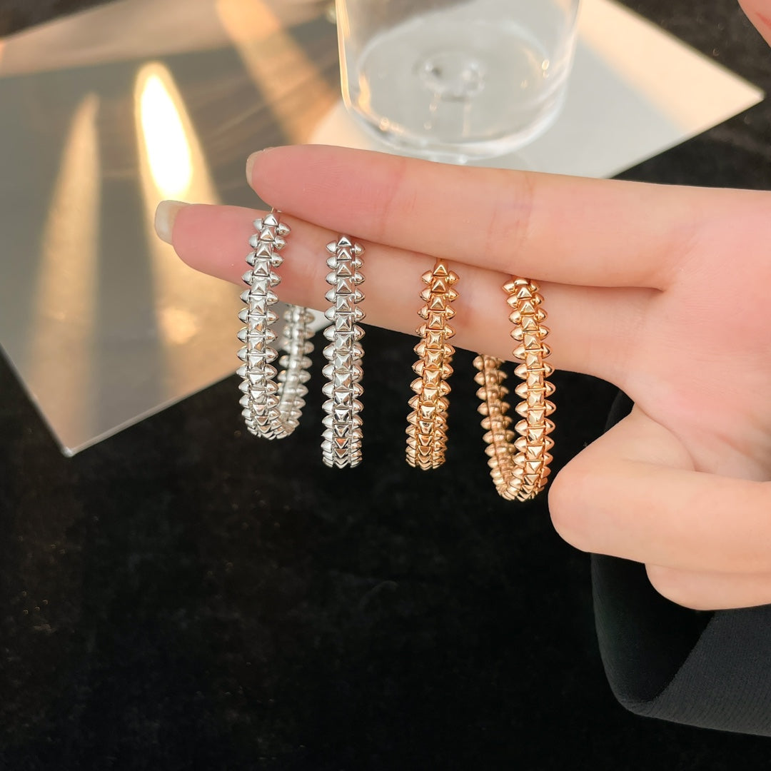 [OAK JURI]CLASH HOOP EARRINGS