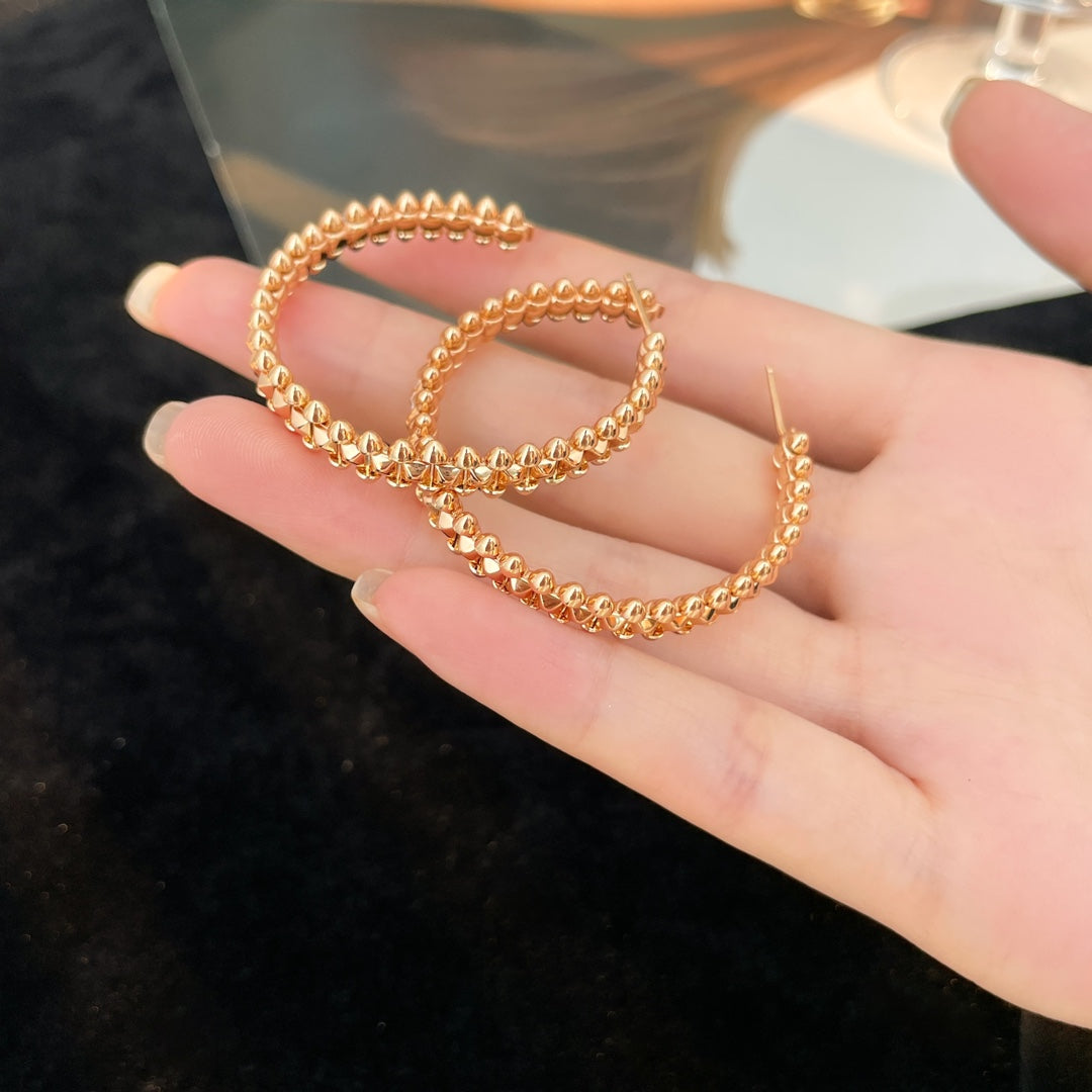 [OAK JURI]CLASH HOOP EARRINGS