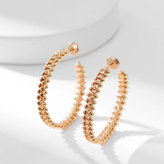 [OAK JURI]CLASH HOOP EARRINGS