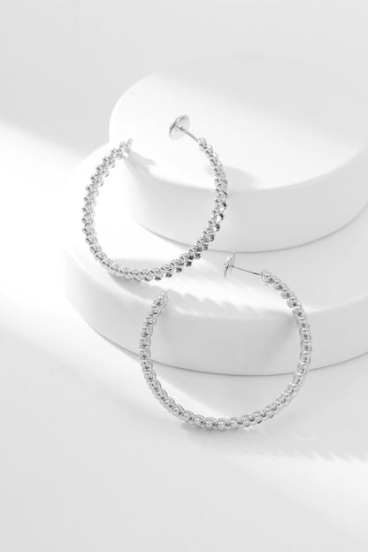 [OAK JURI]CLASH HOOP EARRINGS