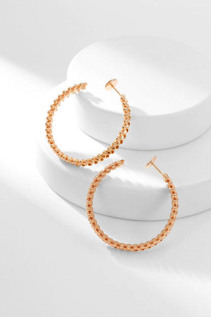 [OAK JURI]CLASH HOOP EARRINGS