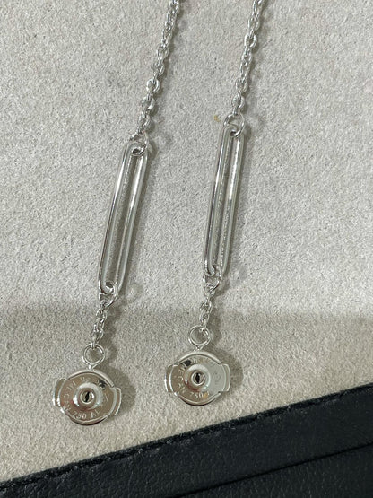 [OAK JURI]CHAINE CHAOS DIAMOND DROP EARRINGS