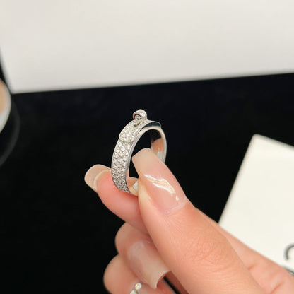 [OAK JURI]KELLY SILVER DIAMOND RING