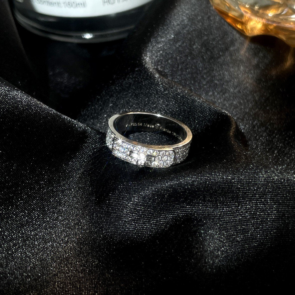 [OAK JURI]KELLY SILVER DIAMOND RING
