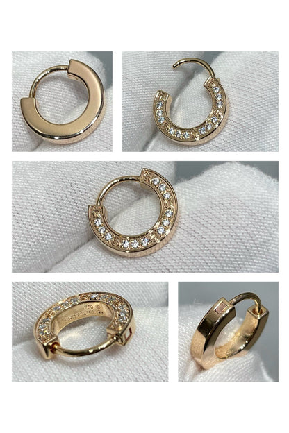 [OAK JURI]LOVE DIAMOND EARRINGS