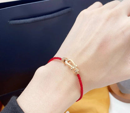 [OAK JURI]FORCE 10 HALF DIAMOND PINK GOLD RED CORDERI LARGE AND MEDIUM MODEL