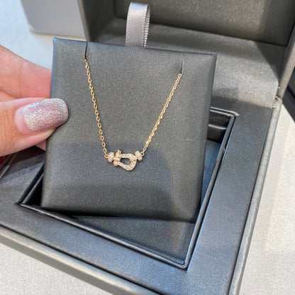 [OAK JURI]FORCE 10 DIAMOND PINK GOLD NECKLACE MINI MODEL