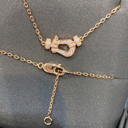 [OAK JURI]FORCE 10 DIAMOND PINK GOLD NECKLACE MINI MODEL