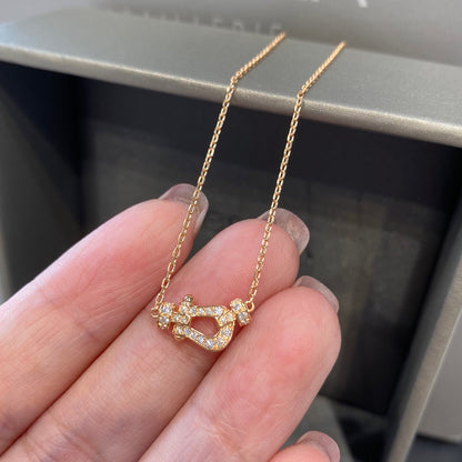 [OAK JURI]FORCE 10 DIAMOND PINK GOLD NECKLACE MINI MODEL