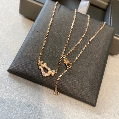[OAK JURI]FORCE 10 DIAMOND PINK GOLD NECKLACE MINI MODEL