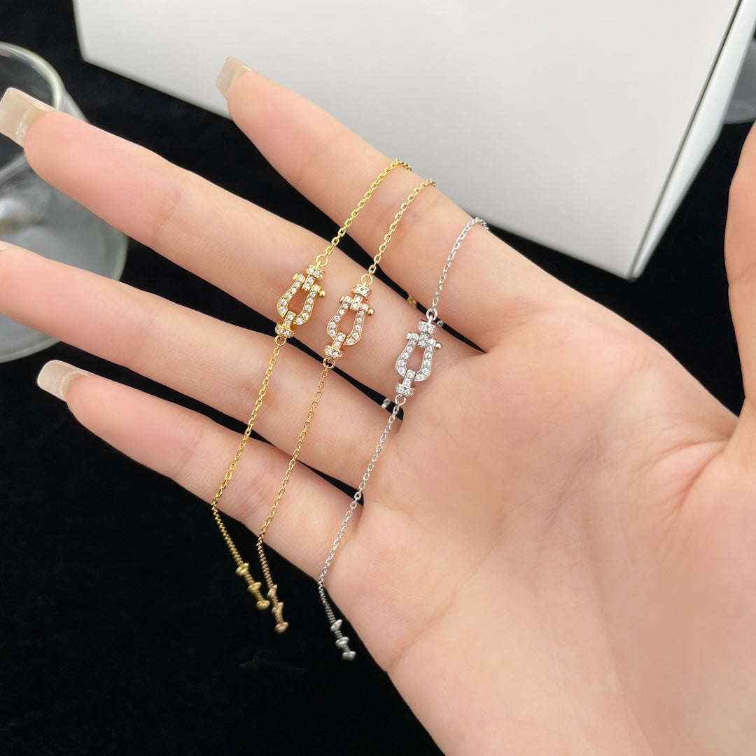 [OAK JURI]FORCE 10 FULL DIAMOND BUCKLE CHAIN LINK MINI MODEL