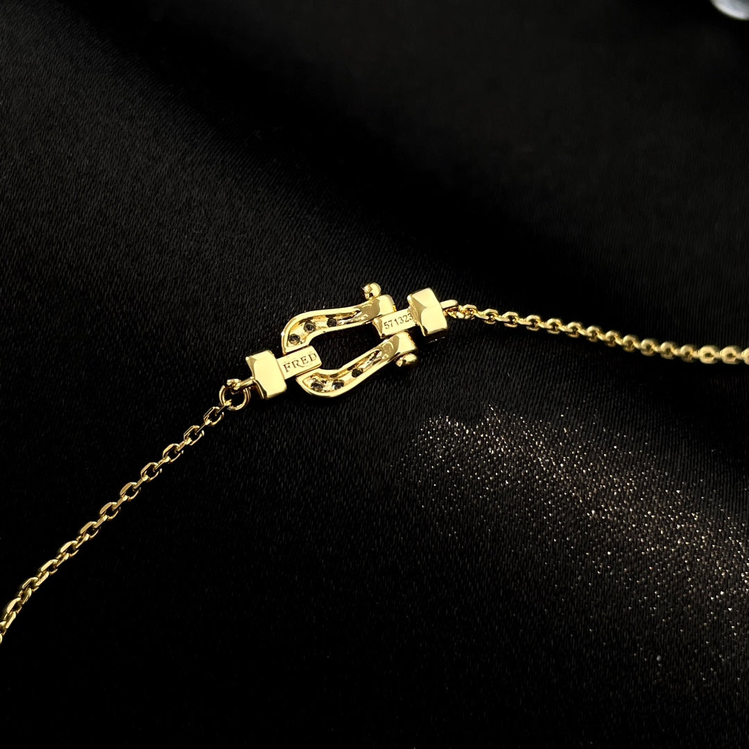 [OAK JURI]FORCE 10 FULL DIAMOND BUCKLE CHAIN LINK MINI MODEL