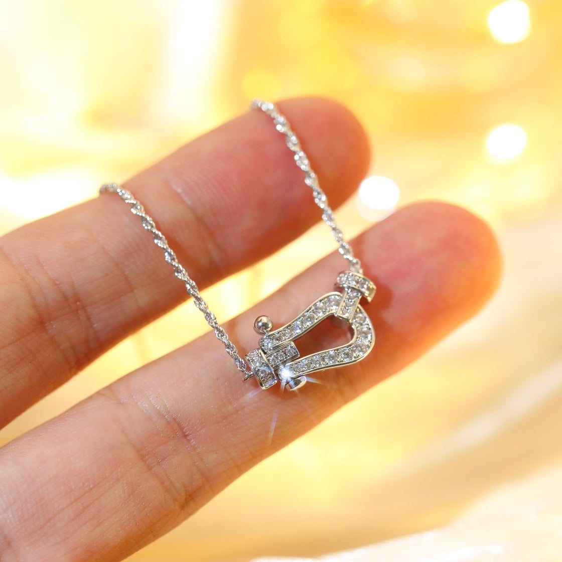 [OAK JURI]FORCE 10 DIAMOND SILVER NECKLACE MINI MODEL
