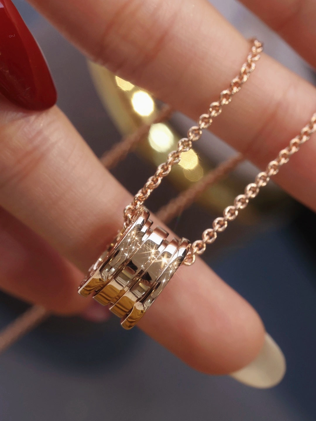 [OAK JURI]ZERO 1 PINK GOLD NECKLACE