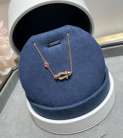 [OAK JURI]FORCE 10 DIAMOND CHAIN LINK PINK GOLD BRACELET