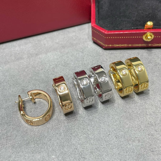 [OAK JURI]LOVE 5.5MM 1 DIAMOND EARRINGS