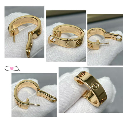 [OAK JURI]LOVE 5.5MM EARRINGS