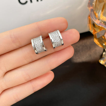 [OAK JURI]ZERO 1 DIAMOND PAVED EARRINGS