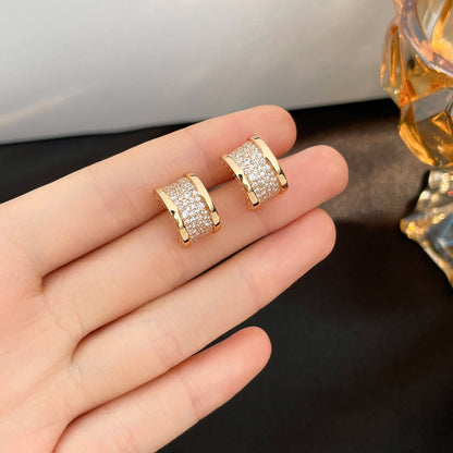[OAK JURI]ZERO 1 DIAMOND PAVED EARRINGS