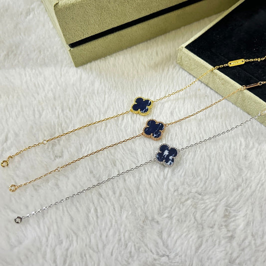 [OAK JURI]CLOVER 1 MOTIF PIETERSITE BRACELET