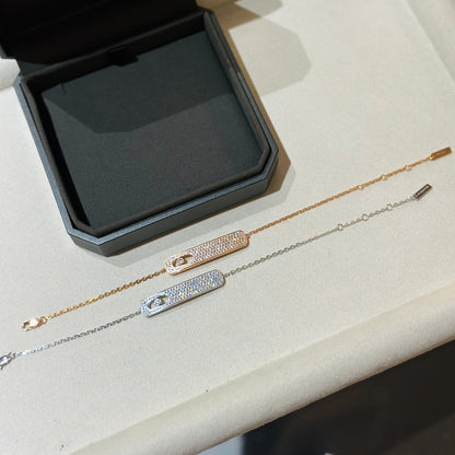 [OAK JURI]MOVE CLASSIQUE DIAMOND PAVED BRACELET