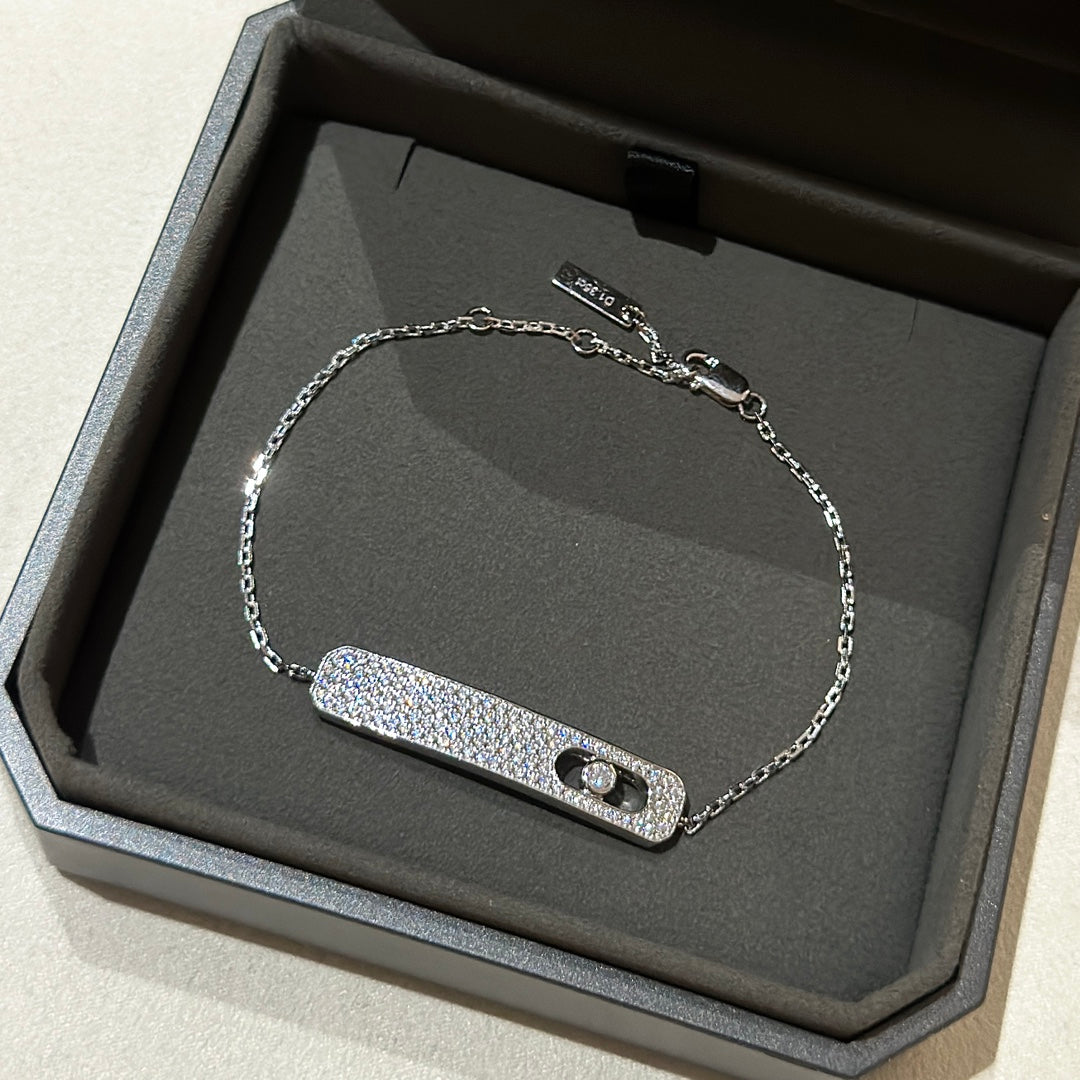 [OAK JURI]MOVE CLASSIQUE DIAMOND PAVED BRACELET