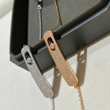 [OAK JURI]MOVE CLASSIQUE DIAMOND PAVED BRACELET