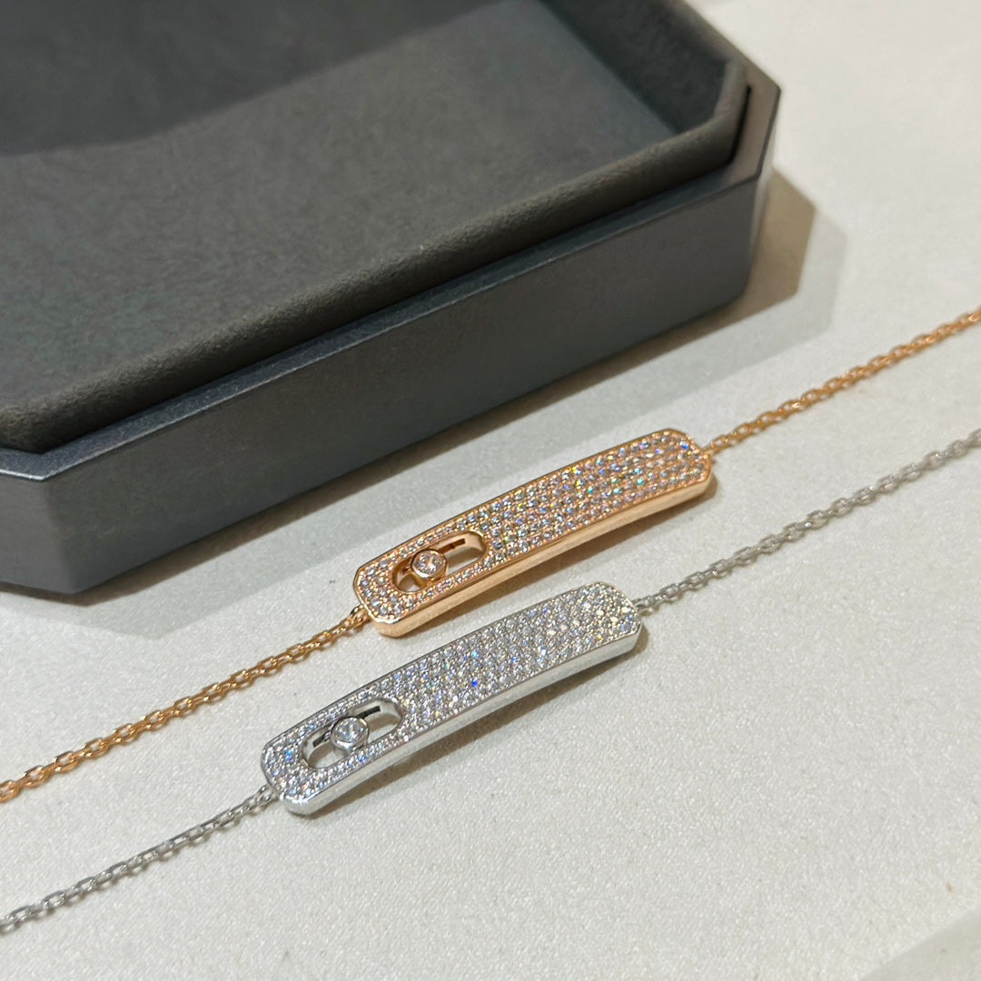 [OAK JURI]MOVE CLASSIQUE DIAMOND PAVED BRACELET