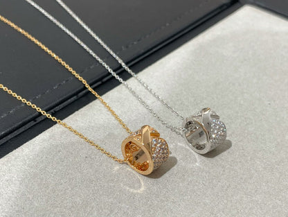 [OAK JURI]LIENS EVIDENCE DIAMOND PAVED NECKLACE
