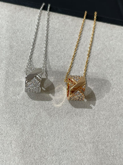 [OAK JURI]LIENS EVIDENCE DIAMOND PAVED NECKLACE