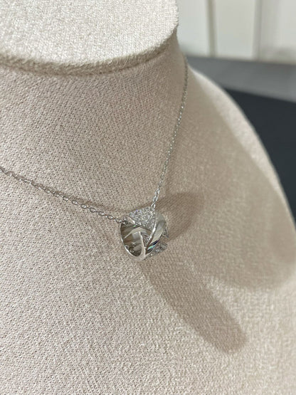[OAK JURI]LIENS EVIDENCE DIAMOND PAVED NECKLACE