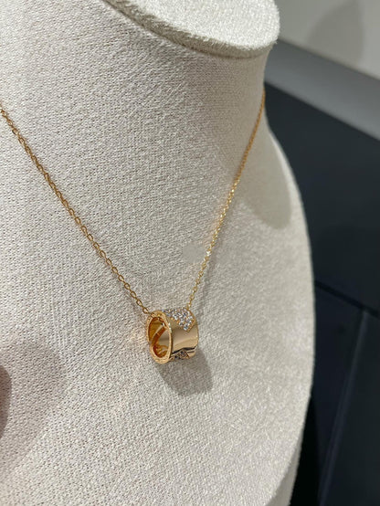 [OAK JURI]LIENS EVIDENCE DIAMOND PAVED NECKLACE