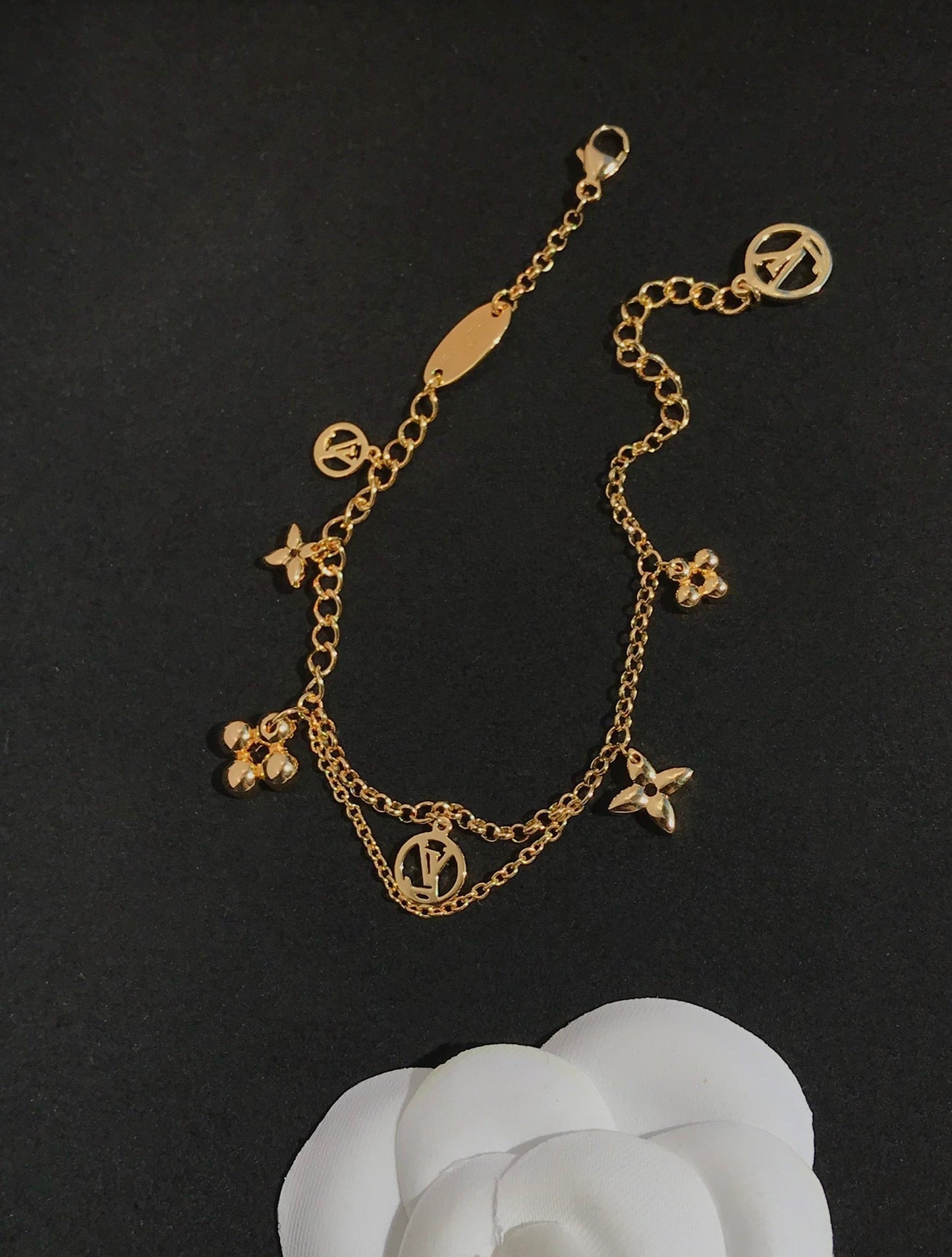[OAK JURI]OAK JURIING PINK GOLD MOP BRACELET