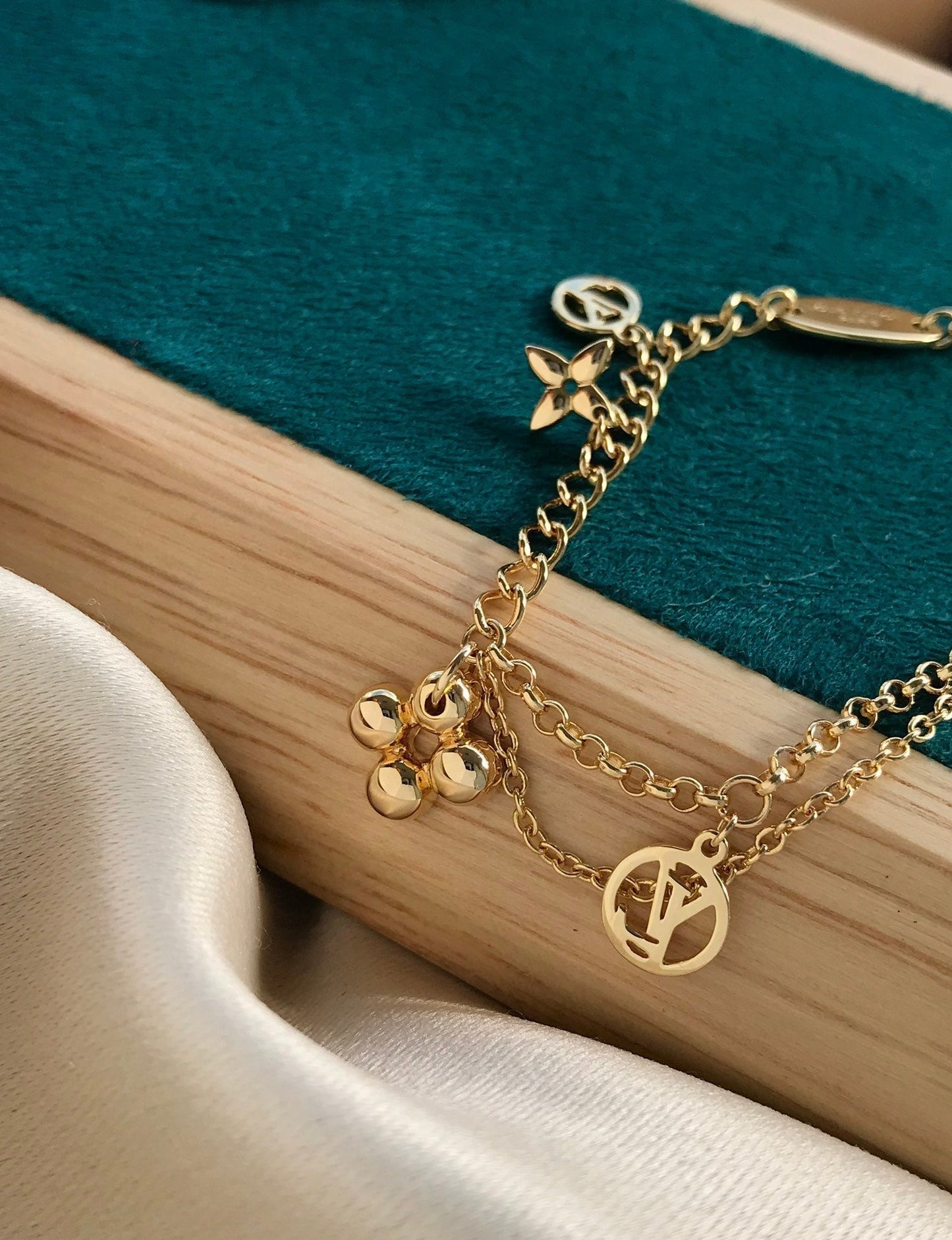 [OAK JURI]OAK JURIING PINK GOLD MOP BRACELET