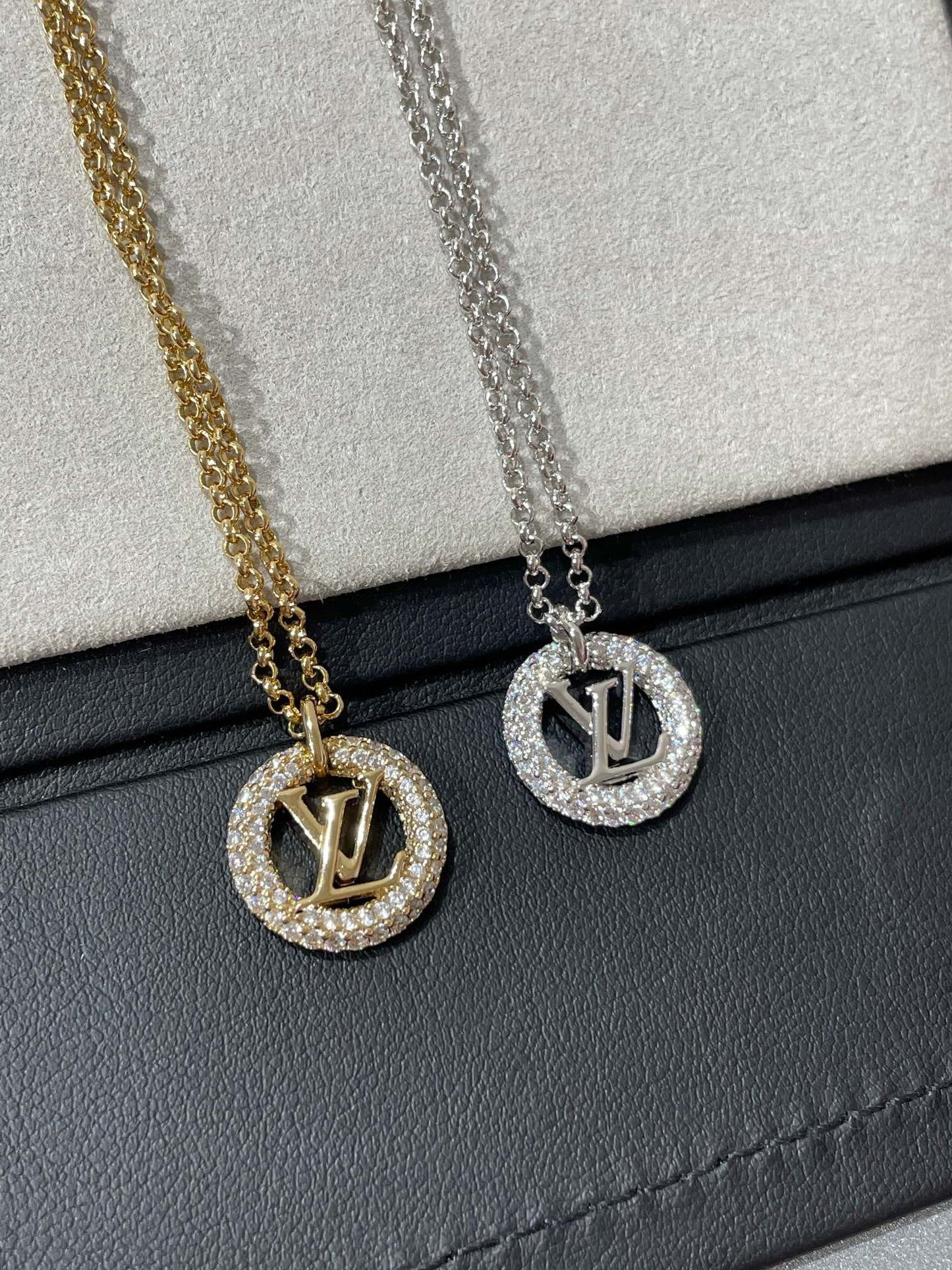 [OAK JURI]BY NIGHT DIAMOND PAVED NECKLACE