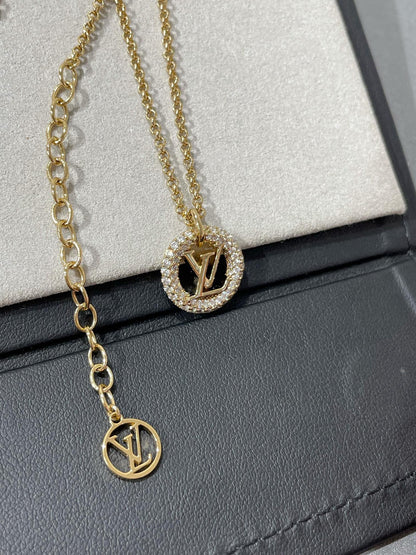 [OAK JURI]BY NIGHT DIAMOND PAVED NECKLACE