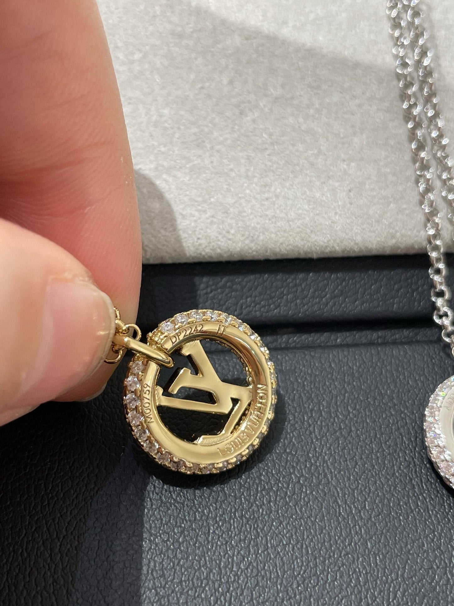 [OAK JURI]BY NIGHT DIAMOND PAVED NECKLACE