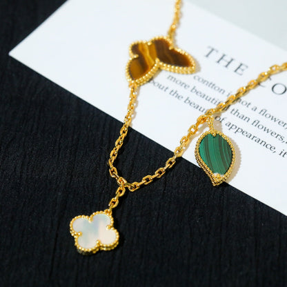 [OAK JURI]LUCKY SPRING 5 MOTIF GOLD BRACELET
